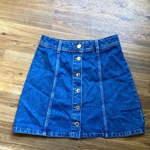 jean short skirt